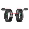 TenCloud Strap Compatible with Vivosmart HR+ Bands Replacement Striped Sport