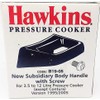 Hawkins New Subsidiary Body Handle 3.5 12 Litre (Except Contura), Litre Litre, Black