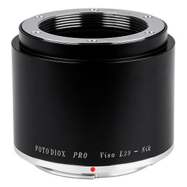 Fotodiox Pro Lens Mount Adapter, Leica Visoflex M39 Lens to Nikon Camera Mount Adapter, for Nikon D1, D1H, D1X, D2H, D2X, D2Hs, D2Xs, D3, D3X, D3s, D4, D100, D200, D300, D300S, D700, D800, D800E, D40, D50, D60, D70, D70S, D80, D40X, D90, D3000, D3100, D3
