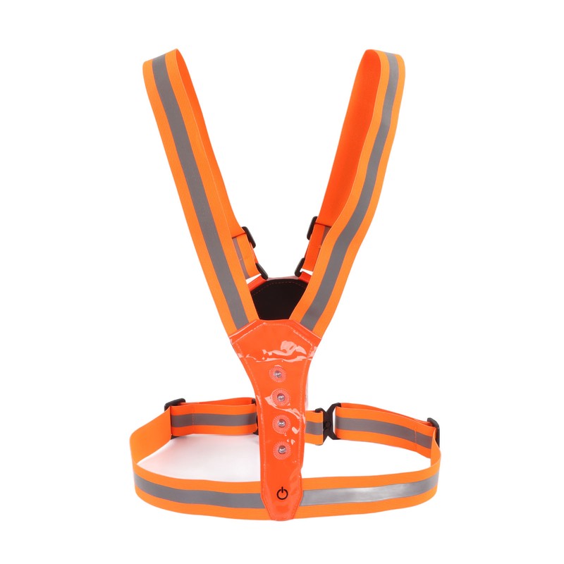 LED Reflective Vest Running Gear Band 3 Lighting Mode 360°