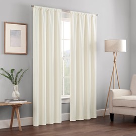 Eclipse Kendall Blackout - Panel de Cortina Termal, Marfil, 107 cm x 213 cm (42 in x 84 in)                                                           