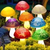 Garden Lights Outdoor Solar LED Garden Lights Decor Mushroom Lights