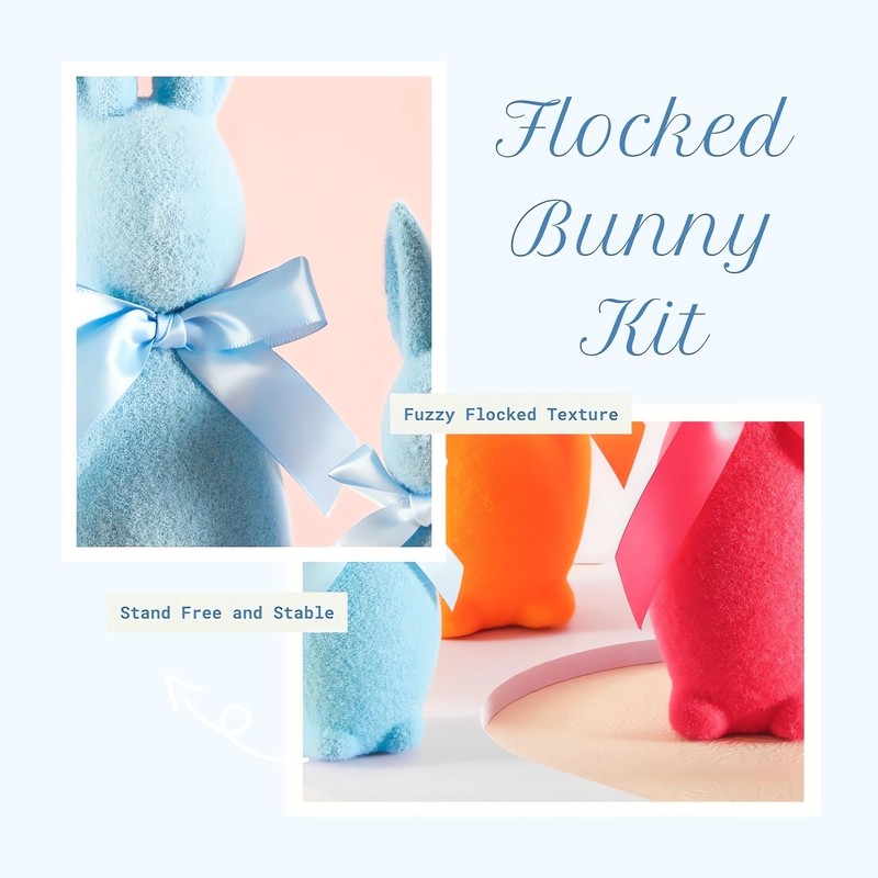 Amanman Easter Bunny for Table Decoration (Yellow)