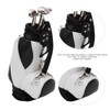 Vbestlife Mini Golf Bag Pen Holder with 3 Golf Club