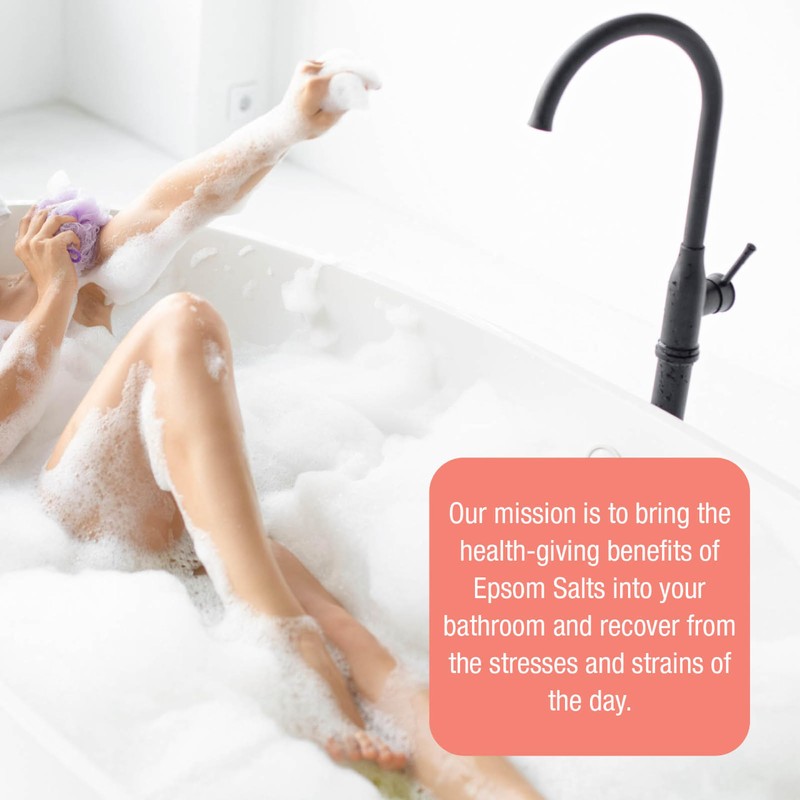 DrSALTS+ Recharge Therapy Epsom Salts - Invigorating Epsom Bath Salts