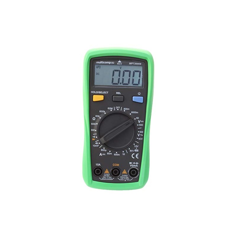 DMM, Manual, 10A, 600V, 6000 Count | Digital MULTIMETER Hand