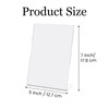 5×7in Sign Holder 10pcs, Acrylic Sign Holder, L Shape Clear