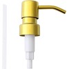 Gold One Size Soap Dispenser Pump Replacement/Liquid Bottle Soap Pumps,