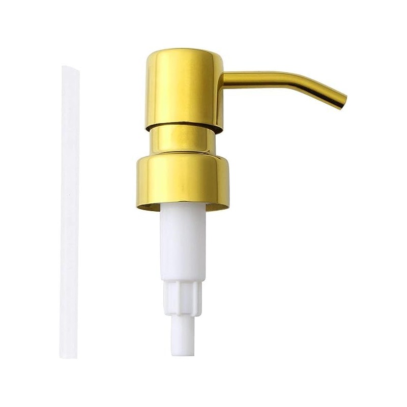 Gold One Size Soap Dispenser Pump Replacement/Liquid Bottle Soap Pumps,