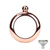 Mochiglory Bracelet Flask Hip 304 Stainless Steel 3.5 oz with