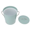 Round Ice Bucket Multipurpose Safe Galvanized Ice Buckets with Lid