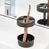 iDesign Metal Toothbrush Holder - Bathroom Cup for Bathroom Organization,