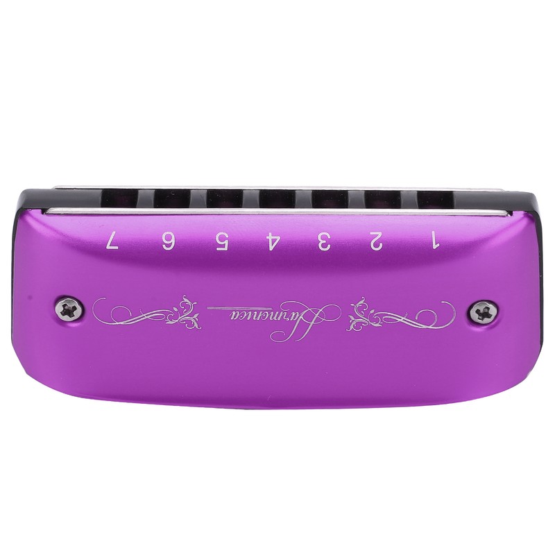 Harmonica 7-Hole Mini Blues Student Adult Beginner Playing Color Mouth