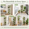 JEPRECO Corner Tall Plant Stand Indoor 8 Tier 10 Potted,