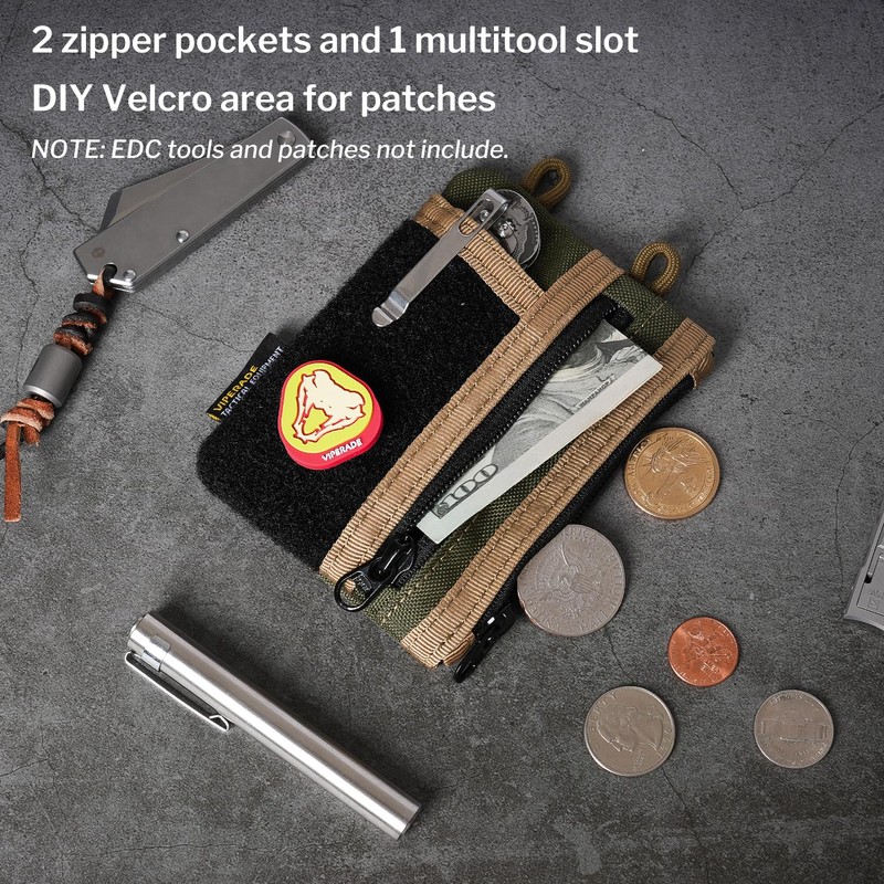 VIPERADE VE18-S Small EDC Pouch Tool Organizer,Multifunction Small Tools Pouch