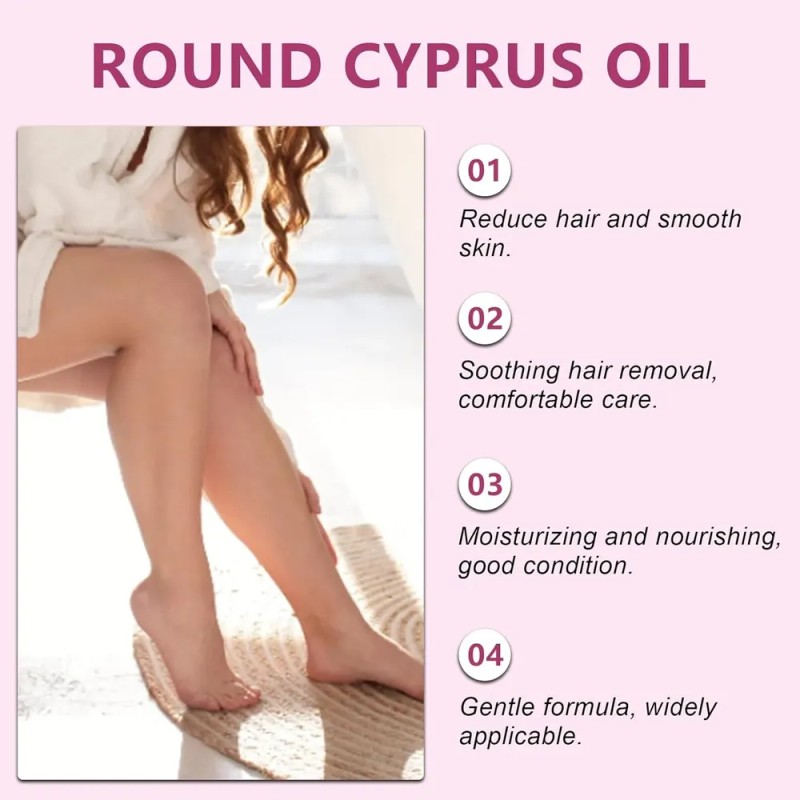 Aceite Cyperus Rotundus 60ml Para Retrasar Crecimiento Vello