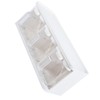 Seasoning Box 3 Grids Plastic Clear Condiment Box with Handle