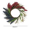4th of July Independence Day Wreath White Red Blue Rice
