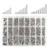 304 Stainless Steel Screws Nuts and Washers 1200PCS, Sutemribor M2