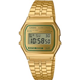Casio A158WEGV-9AEF Watch, gold, A158WEGV-9AEF-AMZUK