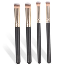 minkissy Concealer Makeup Tools Angled Concealer Brush Eye Makeup Brush Wood Handle Natural Look