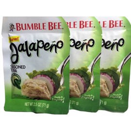 Bumble Bee Jalapeno Seasoned Tuna, 2.5 Ounce 3-Pouches