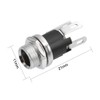 sourcing map 10Pcs PCB Mount DC Connector Jack Power Audio