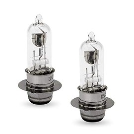 (Set of 2) 12V 35W Headlight Head Light Bulb for Scooter ATV Moped Quad Go Kart Motorcycle 4 Wheeler Dune Buggy Sandrail Taotao Sunl Coolster Roketa Jonway