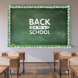 65.6 Feet Bulletin Board Borders Leaf Border for Bulletin Board Tropical Leaves Plant Borders for Tropical Greenery Plant Nature Themed Classroom Decor Green Leaves Border Trim for Schools Offices