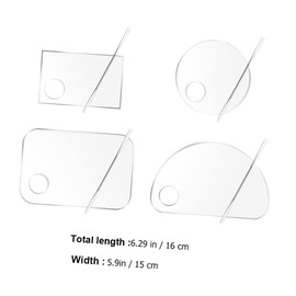 FOMIYES Complete Makeup Kit Full Palette Acrylic Mixing Tray for Salons Home Use