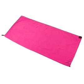 Perfeclan Fleece Sleeping Bag Liner Thermal Comfort Warm Sleeping Bag Blanket Liner for Travel Hunting Outdoor Mountaineering Indoor, pink