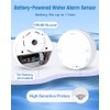 5-Pack Water Leak Detectors with 100dB Alarm for Home Safety