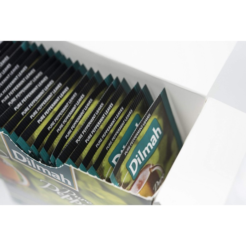 Dilmah Pure Peppermint Leaves Infusion - Caja con 20 piezas