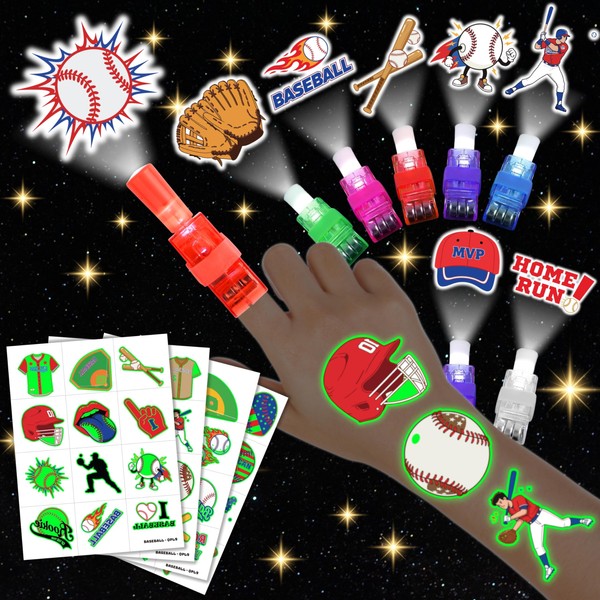 72 PCS Baseball Party Favors – 48 PCS Tattoos &