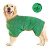 AmazeFun Microfibre Dog Bathrobe, with Velcro Fastening, Quick Drying Bath