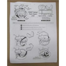 Helmet Foam Liner Five pack