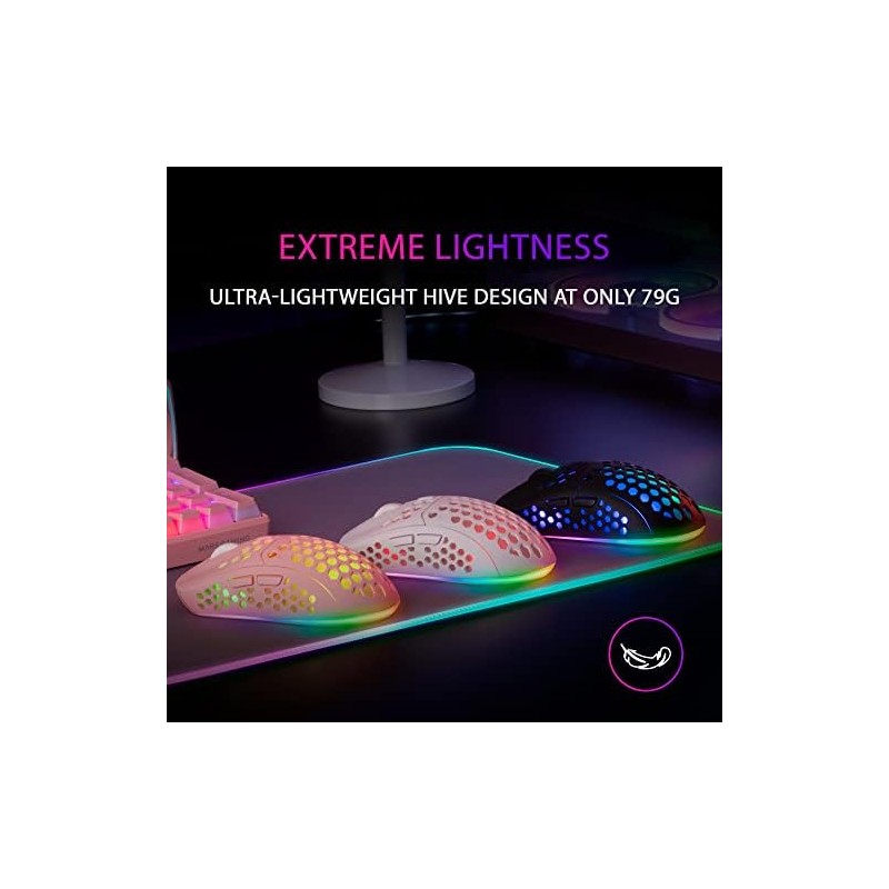 MARSGAMING Mars Gaming MMW3 - Ratón inalámbrico para gaming, RGB
