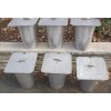 6 MAPLE SYRUP Aluminium Sap BUCKETS + 6 Lids Covers