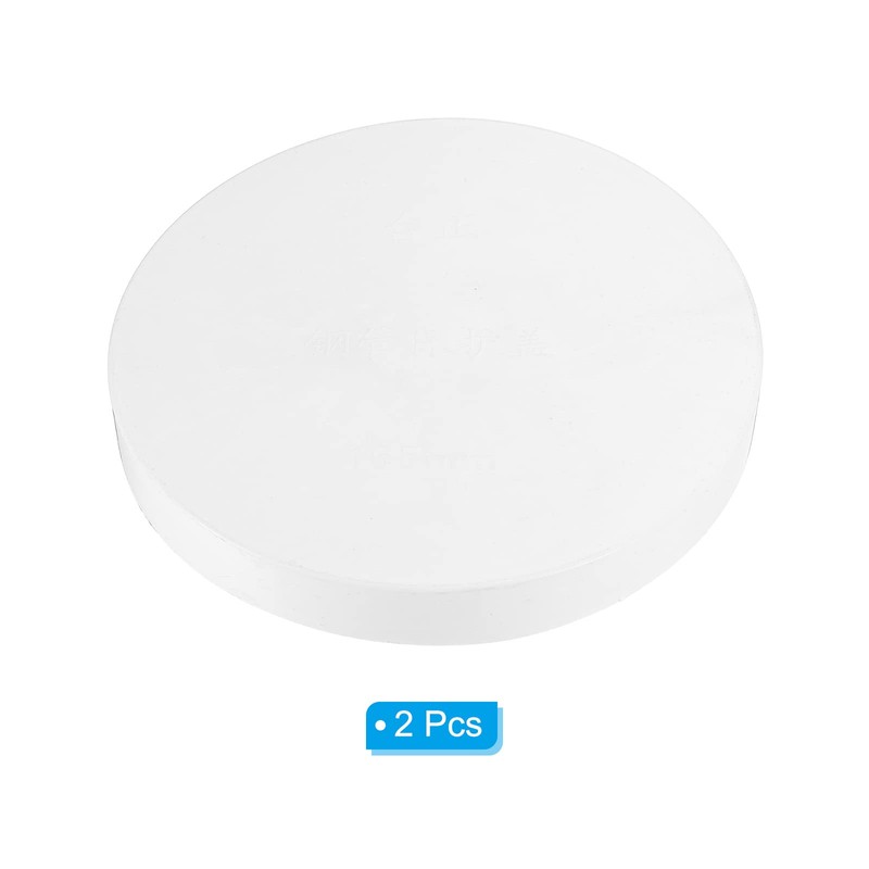 PATIKIL 6.5"/165mm PVC Pipe End Cap Fitting, 2 Pack Furniture