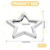 4 Pcs Heavy Duty Star Shaped Keychain Clip Star Carabiner