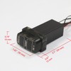 Car Internal and External Temperature Display, Fahrenheit Temperature, Dual Temperature