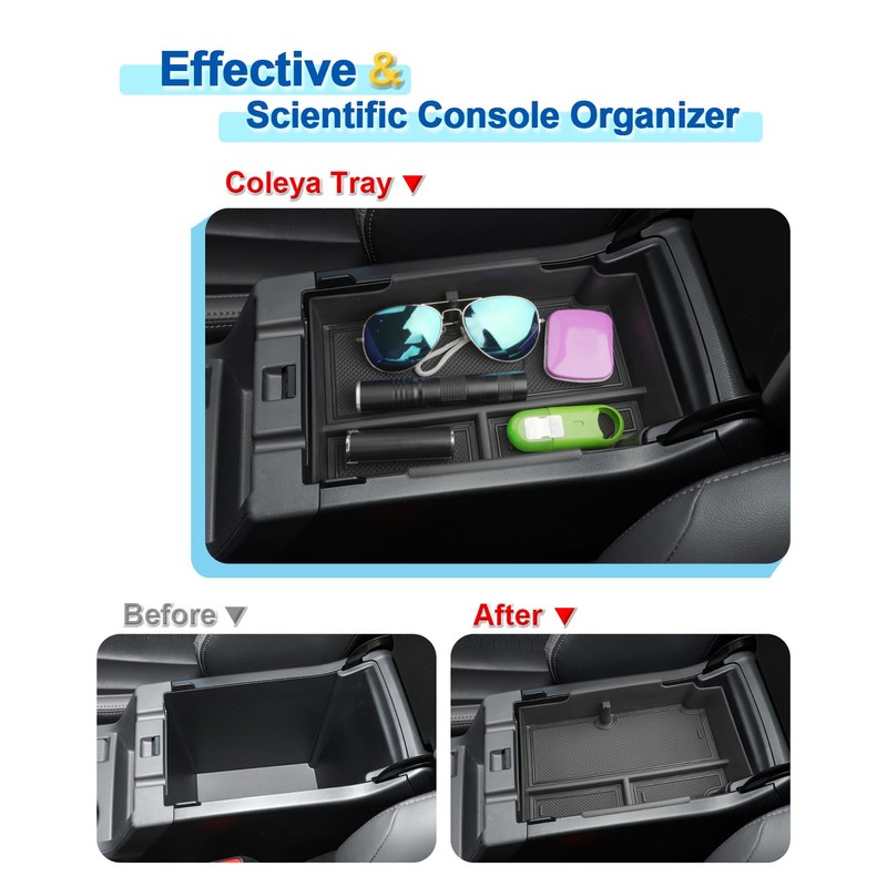 Coleya 2024 2025 Crosstrek Center Console Organizer for Subaru Crosstrek