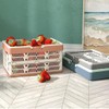 ZANZER Collapsible Storage Crate -9L Foldable Handle Crate Storage Basket