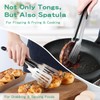 Lebabo Metal Tongs for Cooking, Set of 2 Stainless Steel