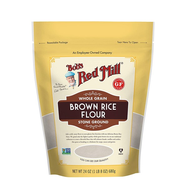 GF Brown Rice Flour, 24 Ounce (Pack of 1)