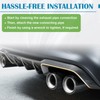 Mandrel Exhaust Bend Elbow Pipe Concentric Reducer Car Exhaust Adapter