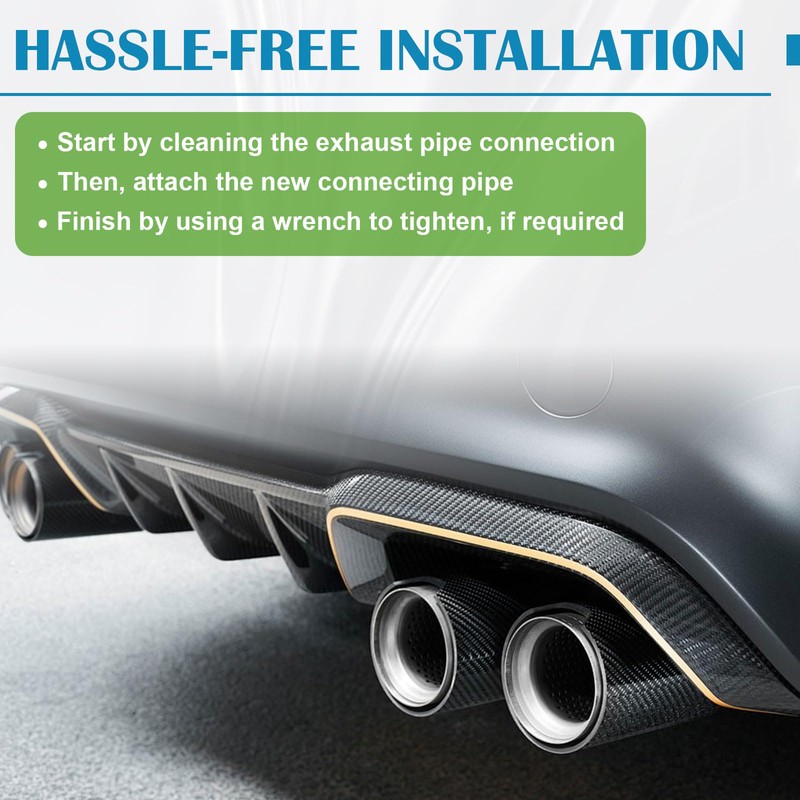 Mandrel Exhaust Bend Elbow Pipe Concentric Reducer Car Exhaust Adapter
