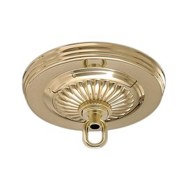 B&P Lamp® Solid Brass Canopy Kit, 5 1/4" Dia.