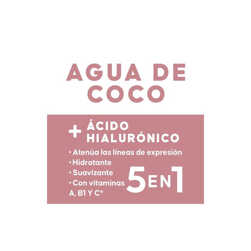 Jaloma Agua de Coco con Ácido Hialurónico, Tónico Facial, 250ml