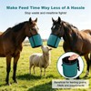 Horse Feed Bag for Grain, Breathable Muzzle Feed Bags for
